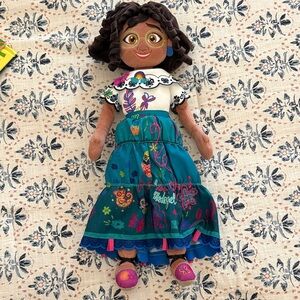 Disney Mirabel Plush Doll - Teal Dress with Multicolor Embroidery
